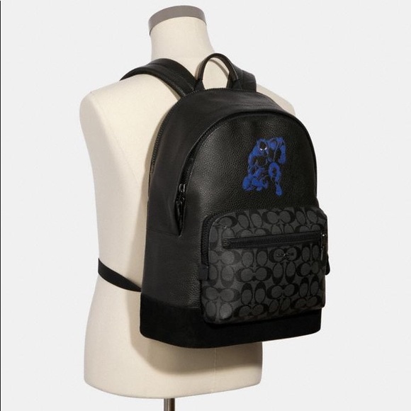 COACH | MARVEL Backpack West Black Panther Bag - Picture 7 of 16
